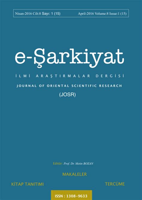 e- /Journal of Oriental Scientific Research (JOSR) ISSN.